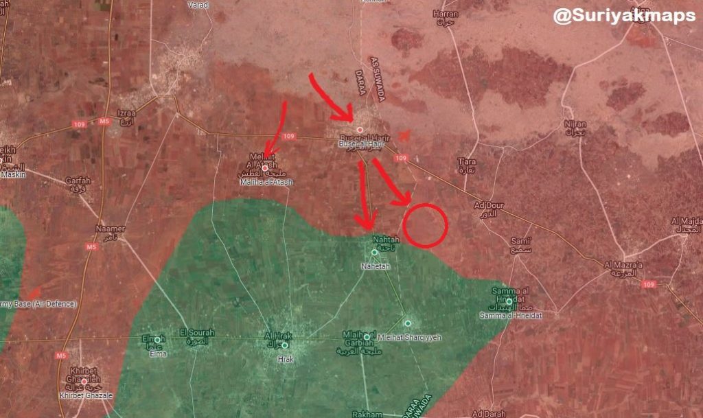 In Maps: Government Forces Are Developing Their Operation In Southern Syria