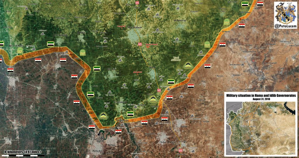 Syria Map Update: Military Situation In Northern Hama, Southern Idlib