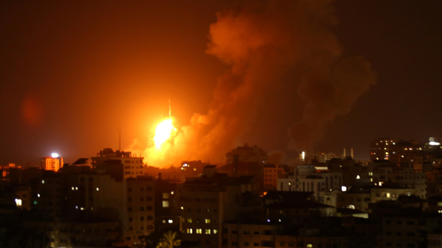 Israeli Army Strikes Targets In Gaza Following New Rocket Attack By Palestinian Fighters