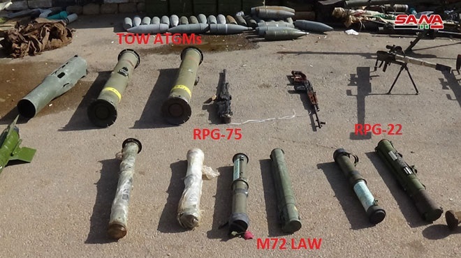 TOW Missiles And Other US-Supplied Weapons Are Seized By Syrian Army In Southern Syria (Video, Photos)