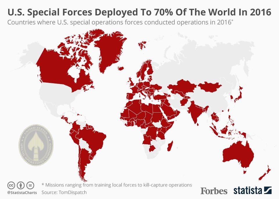 The Expanding Global Footprint of U.S. Special Operations
