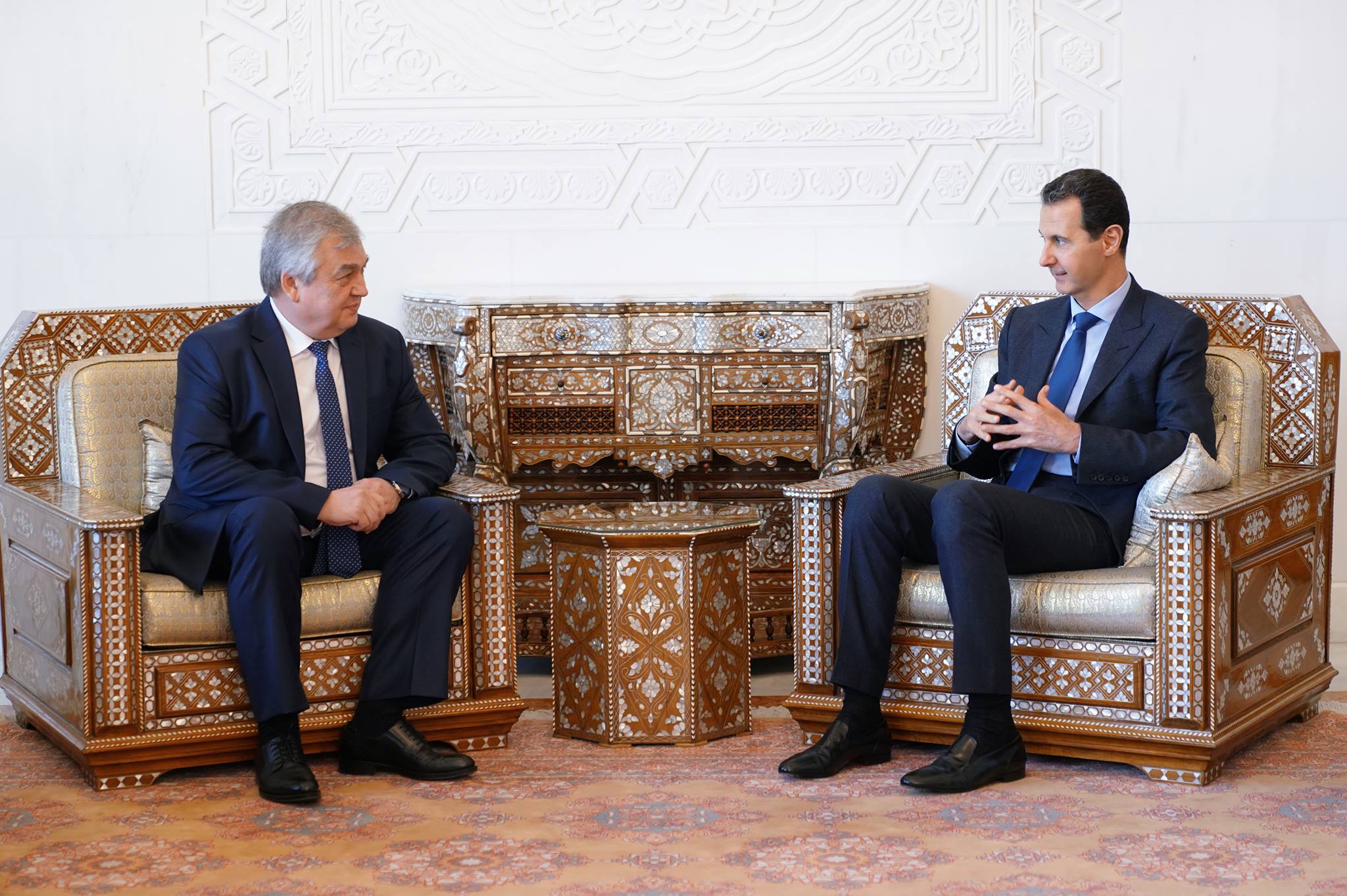 Senior Russian Delegation Meets With Assad, Conveys “Positive” Saudi Initiative