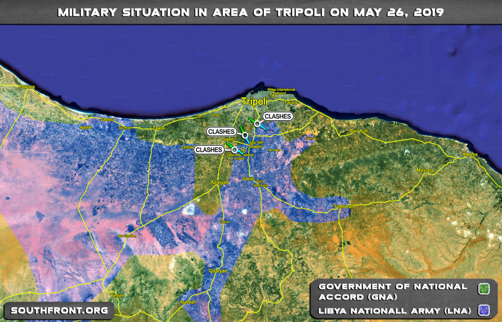 Map Update: Stalemate Near Libya's Tripoli