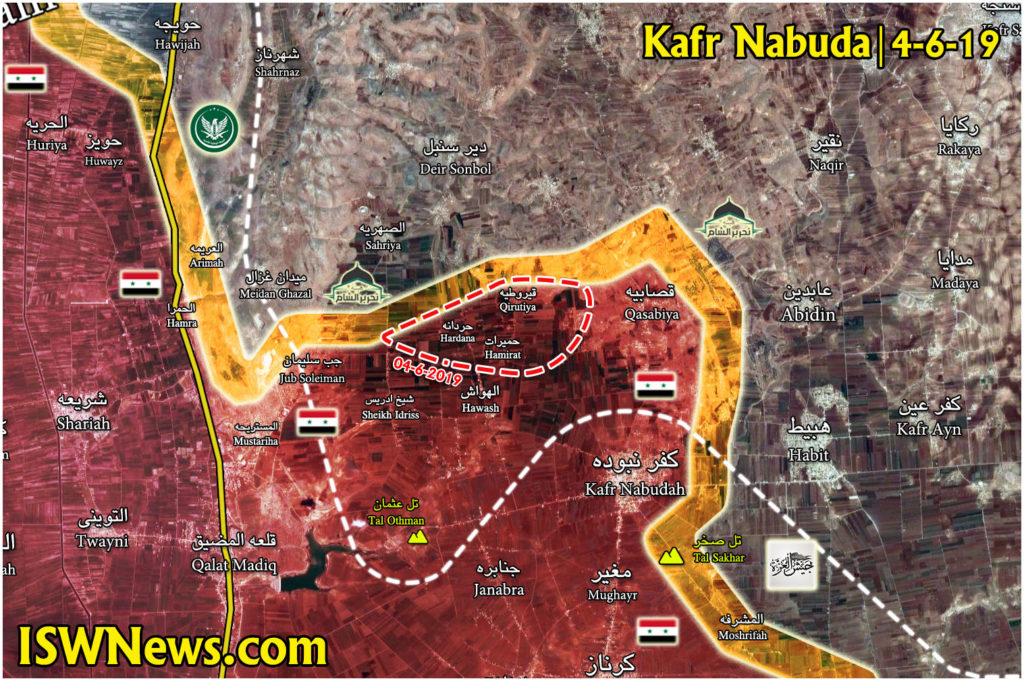Syrian Army Liberates 3 More Villages From Militants Nort Of Kafr Nabudah
