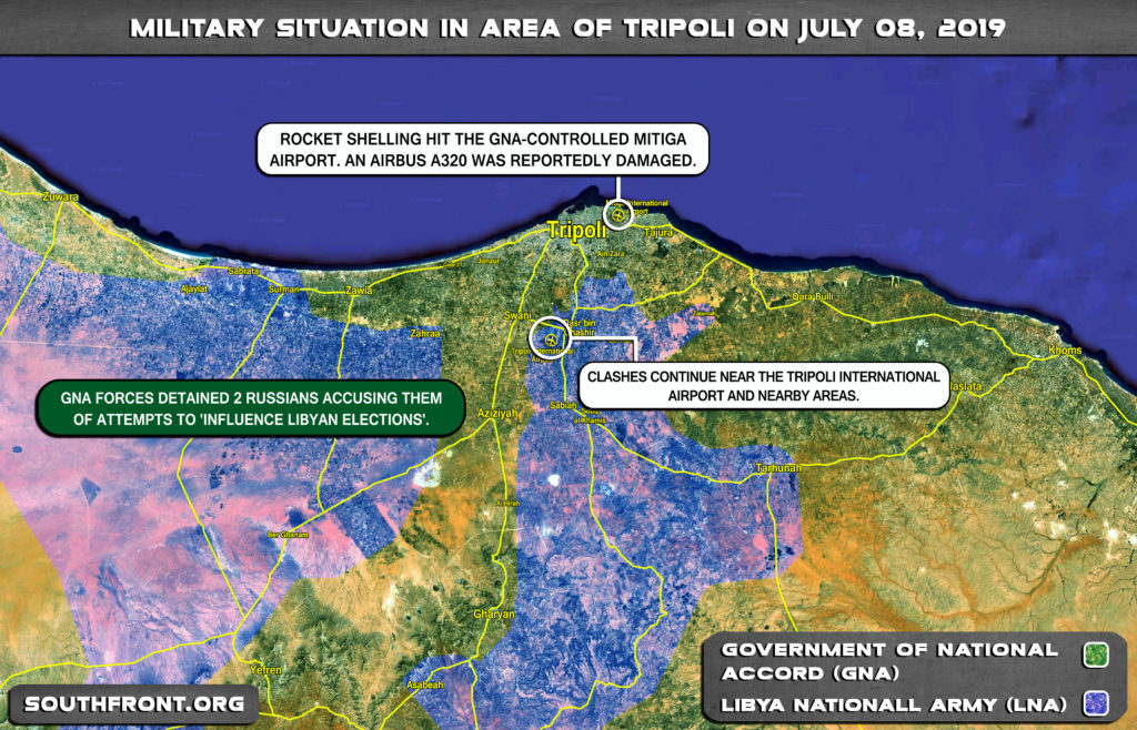 Military Situation In Libya On July 8, 2019 (Map Update)