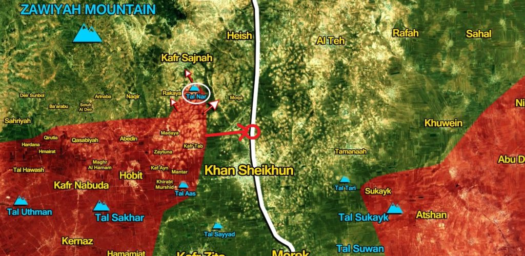 Syrian Army Launches Decisive Push To Capture Chunk Of M5 Highway North Of Khan Shaykhun