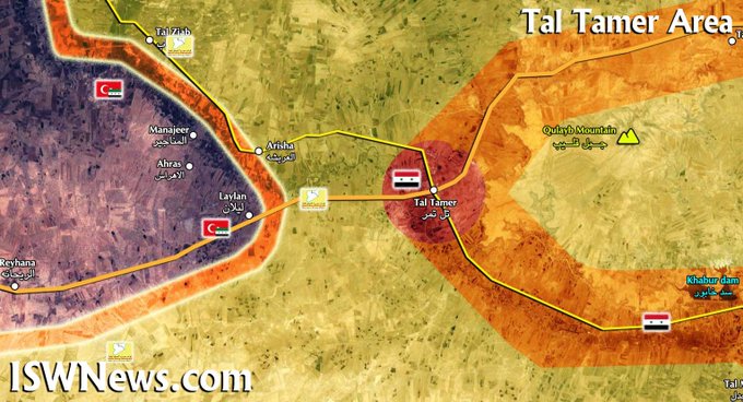 Turkish Forces Push Towards M4 Highway In Area Between Tell Abyad And Ras Al-Ayn (Map Update)