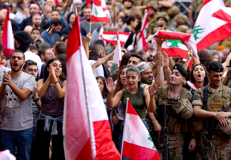 Anti-Government Protests In Lebanon Continue For Week