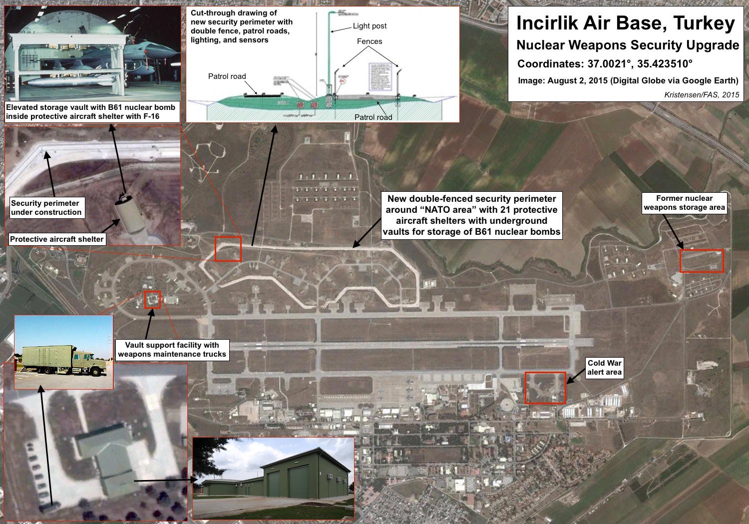 US Considering Ways To Remove B61 Nuclear Bombs From Incirlik Air Base, Turkey: US Media