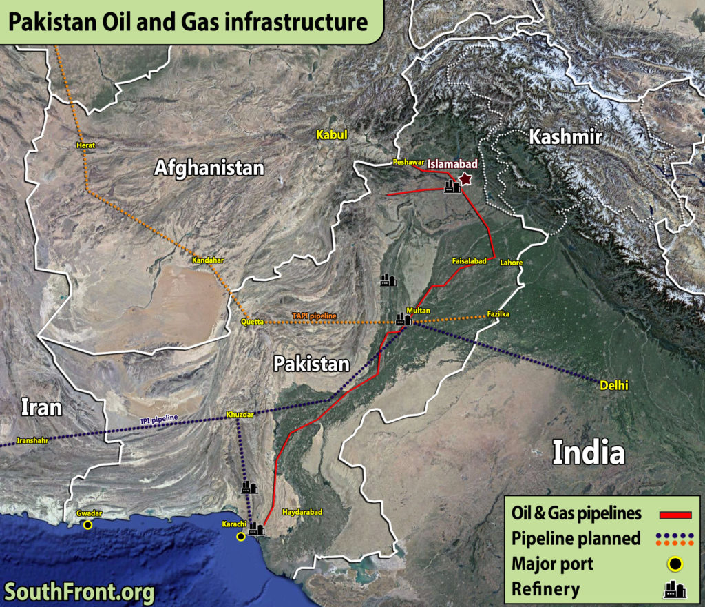 Pakistan Oil And Gas Infrastructure (Map Update)