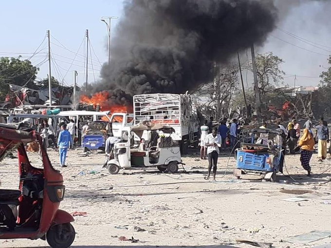 Dozens Killed In Car Bomb Explosion In Somalia's Mogadishu