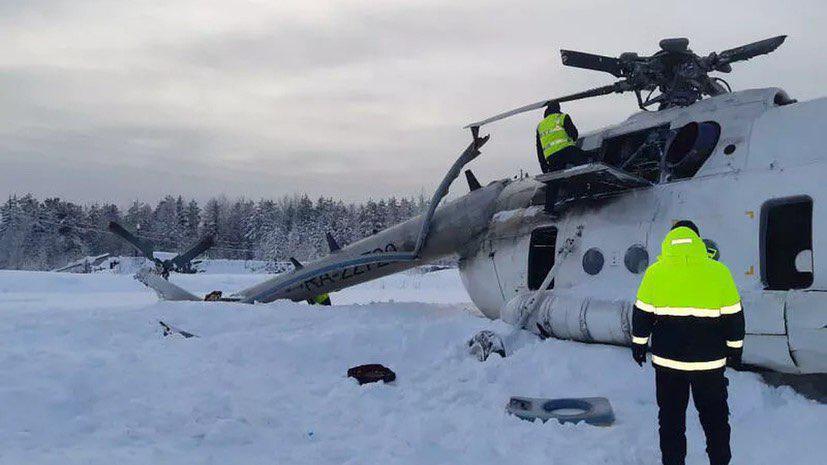 In Photos: Mi-8 Helicopter Made Hard Landing In Siberia