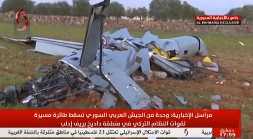 Syrian Army Shot Down Turkish Unmanned Combat Aerial Vehicle Over Eastern Idlib (Video)