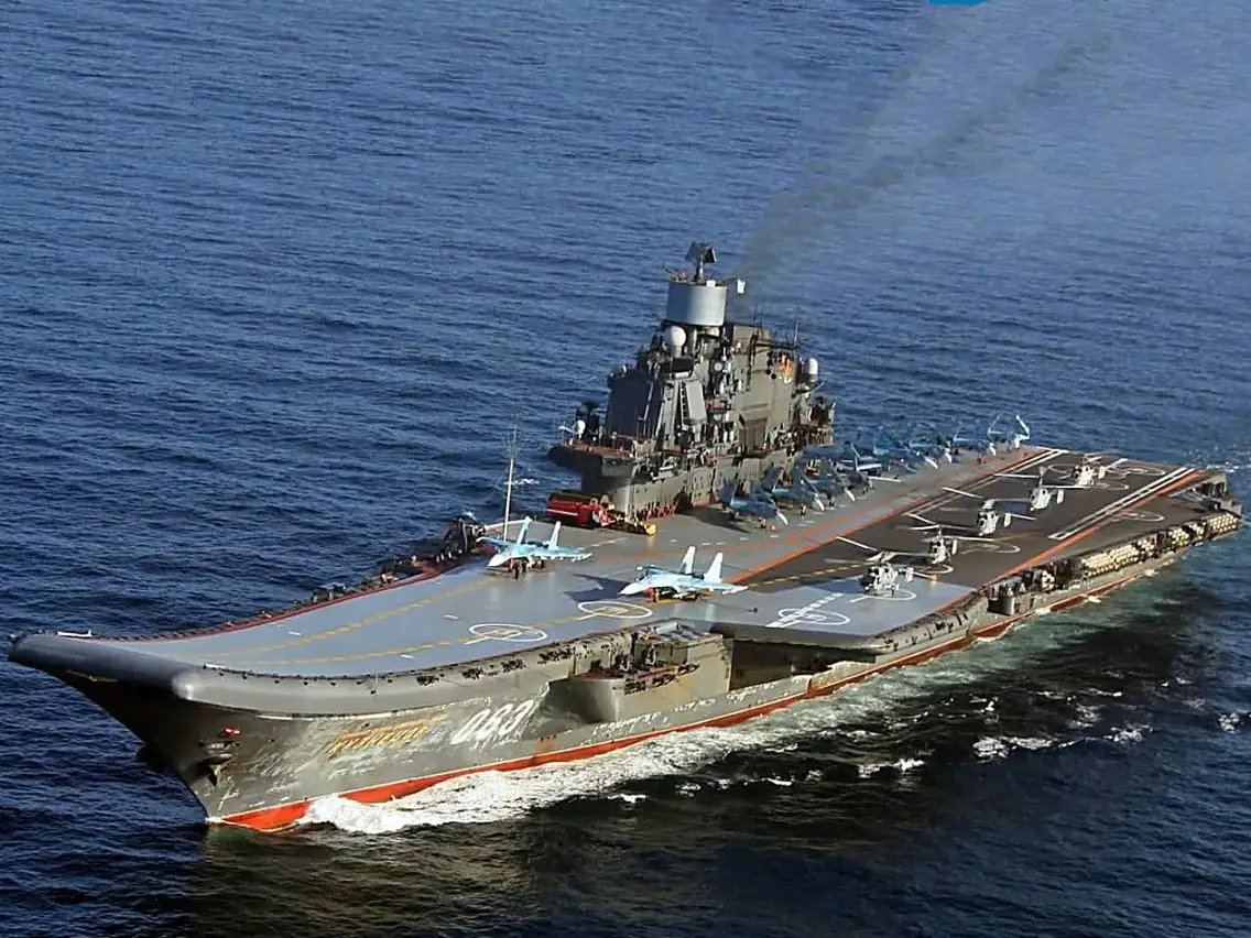 Russia To Dry-Dock "Admiral Kuznetsov" Heavy Aircraft-Carrying Missile Cruiser For Extensive Repairs