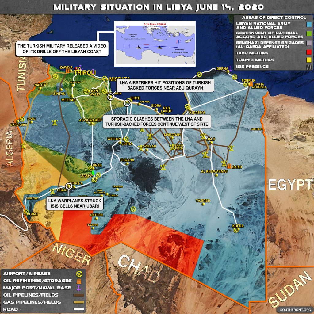 Military Situation In Libya On June 14, 2020 (Map Update)