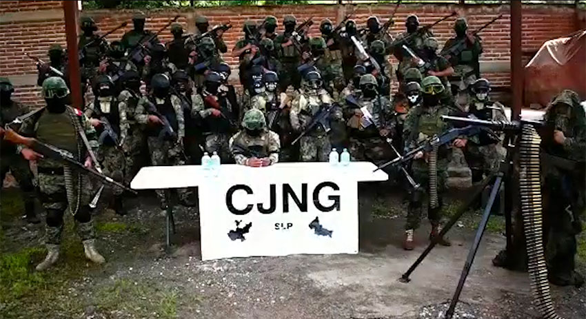 Mexican Cartel CJNG Releases Statement Saying "State Cartel" Is Behind Killings In Some Provinces