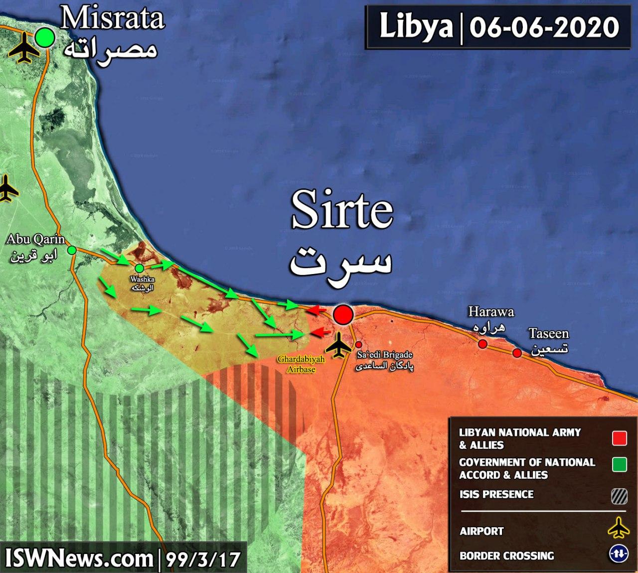 Libyan Army Claims It Repelled Turkish-Backed Attack On Sirte