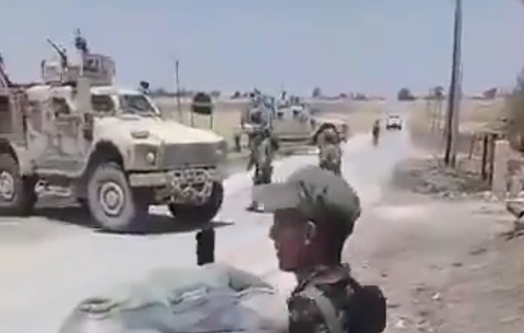 In Video: Syrian Army Once Again Blocked US MIlitary Convoy Near Tell Tamr