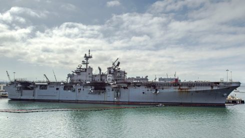 US Navy Begins Repair Work On USS BonHomme Richard After Fire: Photographs