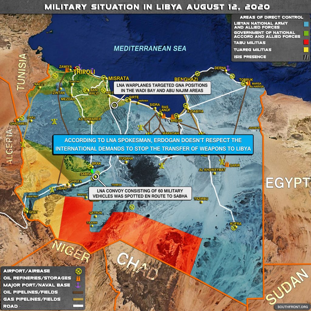 Military Situation In Libya On August 12, 2020 (Map Update)