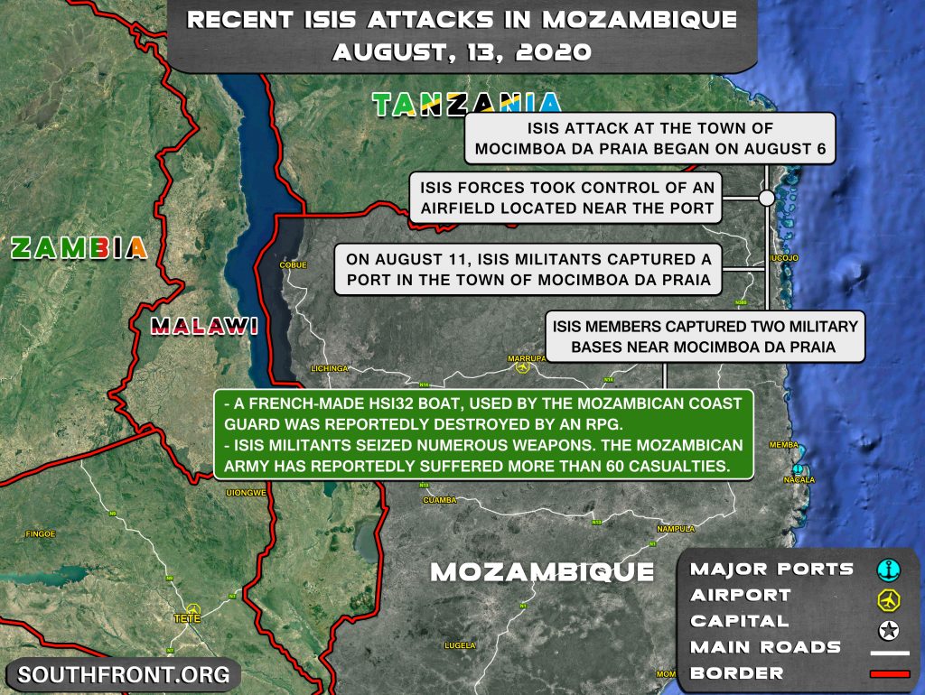 Map Update: Recent ISIS Attacks In Mozambique