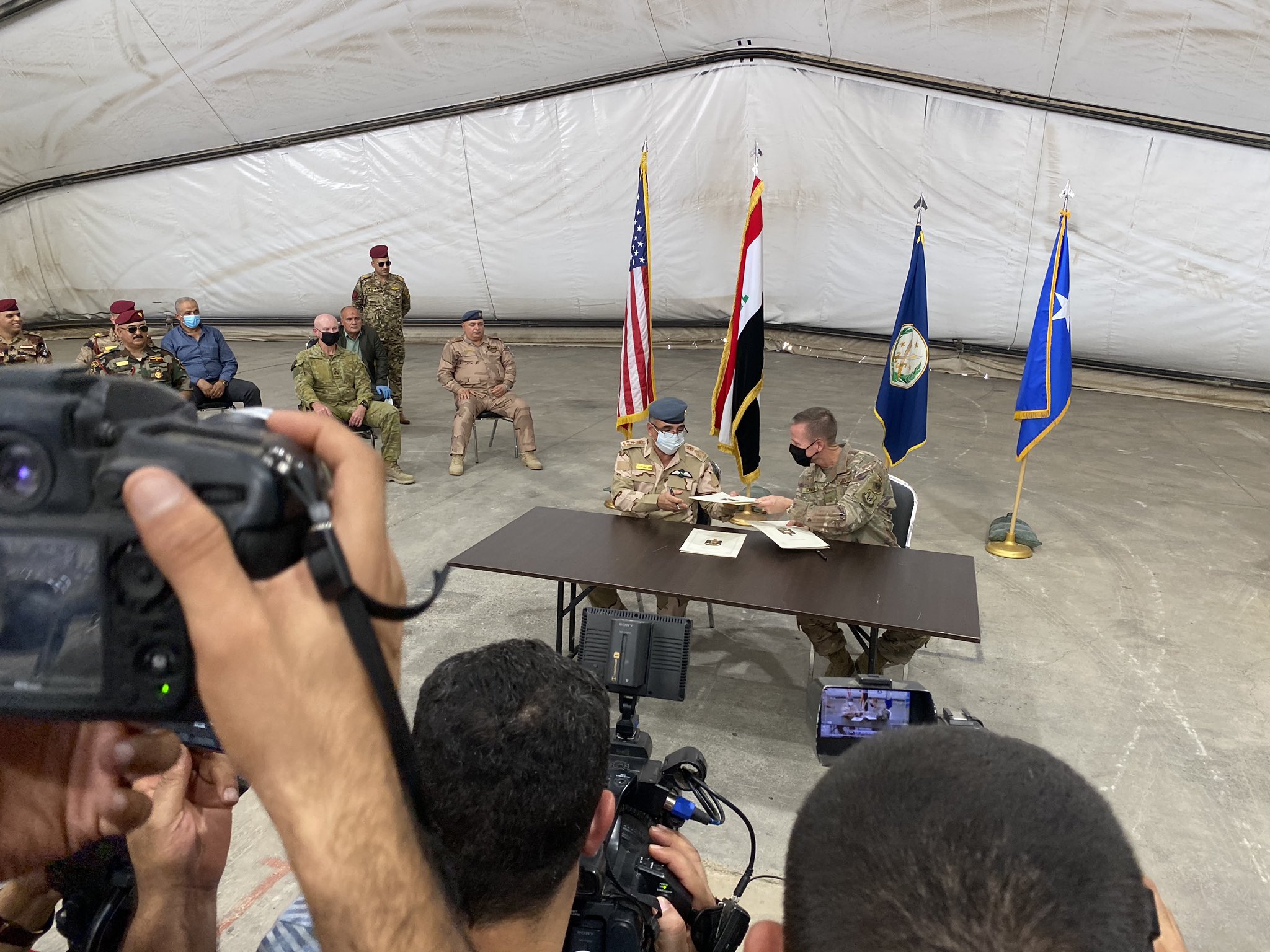 U.S.-led Coalition Withdrew Troops From Camp Taji Near Iraq’s Baghdad (Photos)