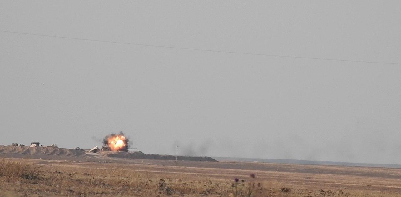 ISIS Terrorists Destroyed Syrian Army Tank In Deir Ezzor With Guided Missile (Photos)