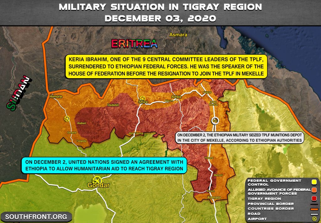 Map Update: Ethiopia's War With Rebel Tigray Region Continues Despite Victorious Statements