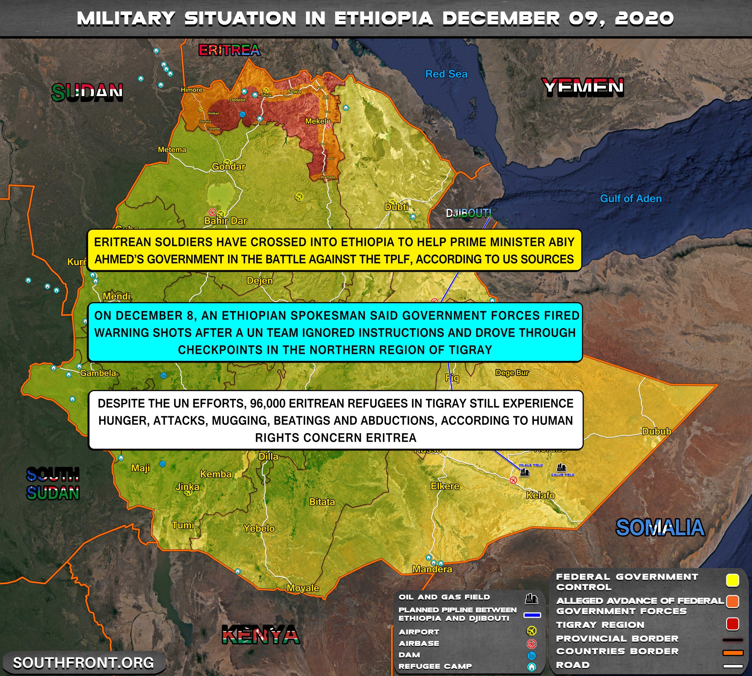 Eritrean Armed Forces Entered Civil War In Ethiopia