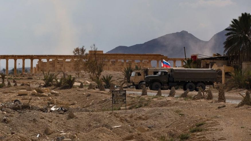 Russia Equipping Military Base In The White Desert Surrounding Palmyra: Reports
