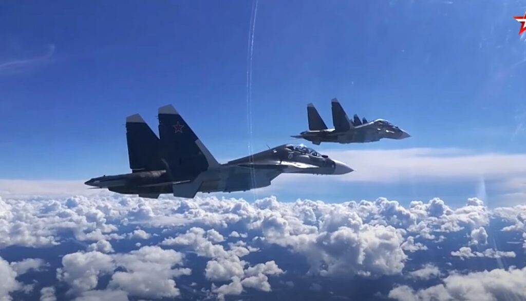 Russian Warplanes Simulate Strikes On 'Enemy Warships' Near Crimea
