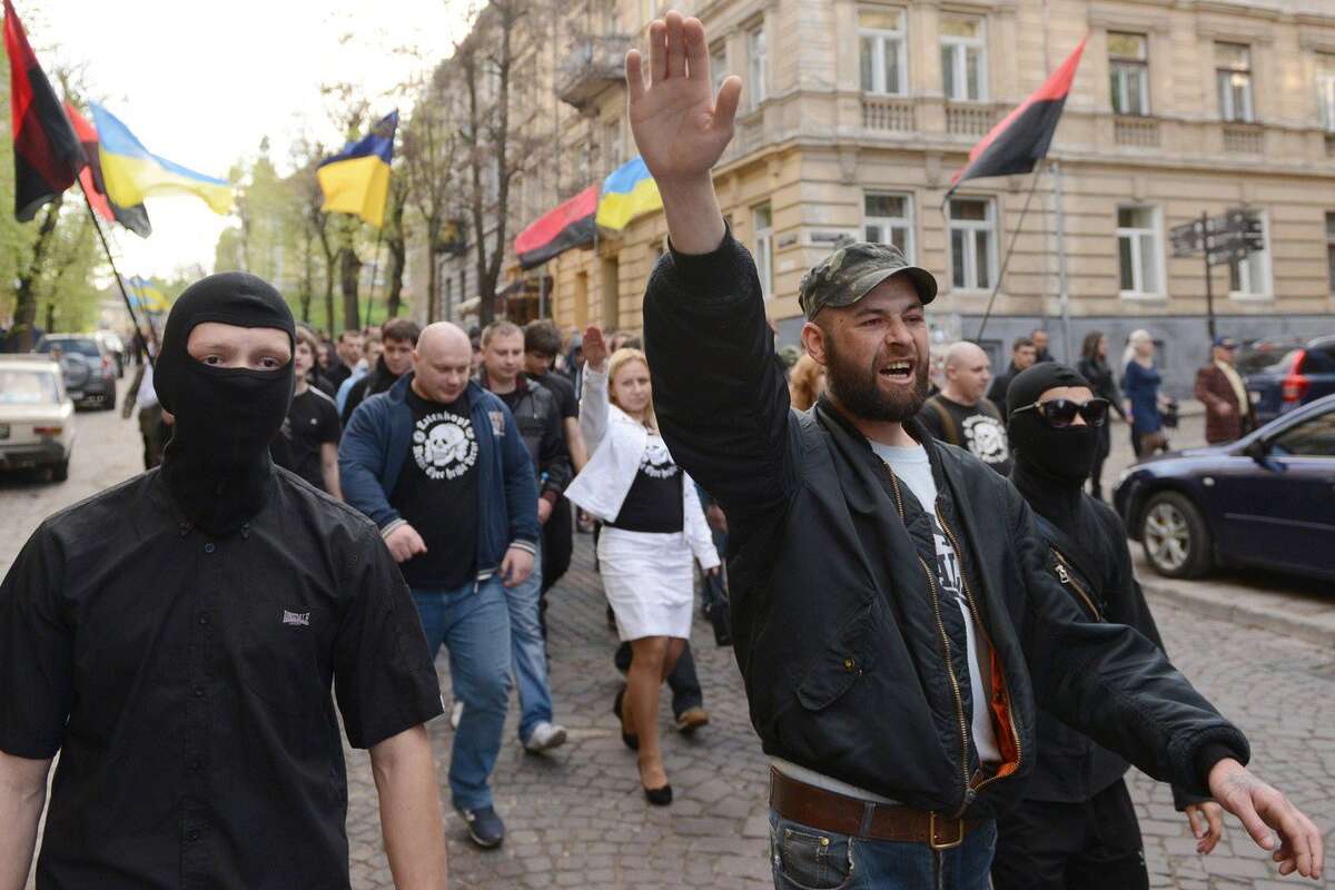 Business As Usual: Ukrainian Nationalists Hold Rally Commemorating SS "Galicia" Division