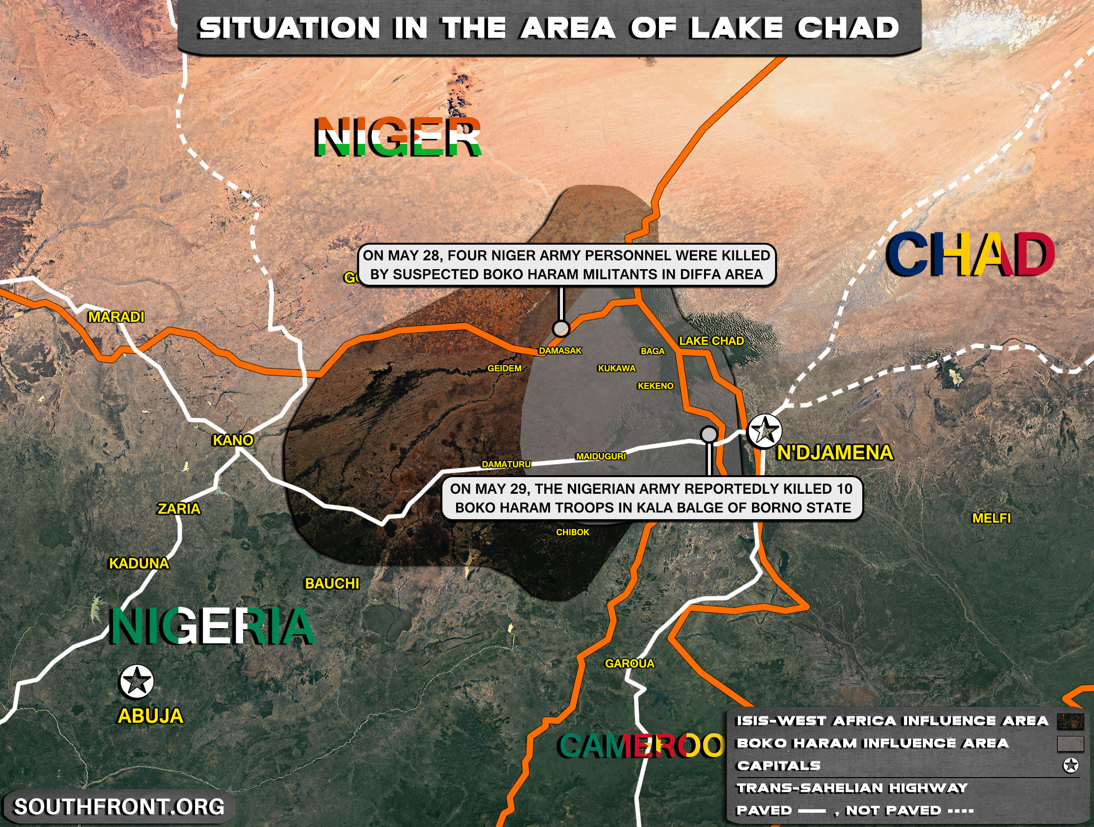 Situation In The Lake Chad Area On May 30, 2021 (Map Update)