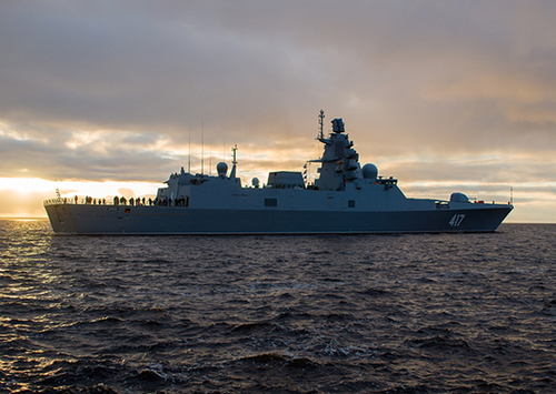Russia's Admiral Gorshkov Frigate Begins Final Testing Phase Of Zircon Hypersonic Missile