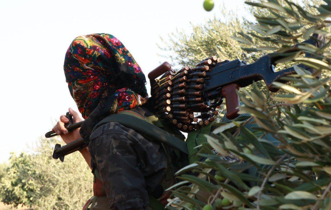 Kurdish Forces Targeted Turkish Base Near Al-Bab, Destroyed Military Bulldozer
