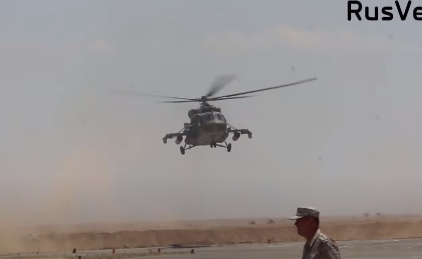In Video: Russian Military Helicopters Operate From Al-Tabqah Airbase In Syria