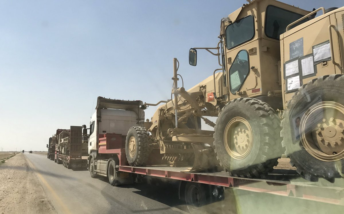Large US Supply Convoy Enters Northeastern Syria, Footage Shows Fortifications