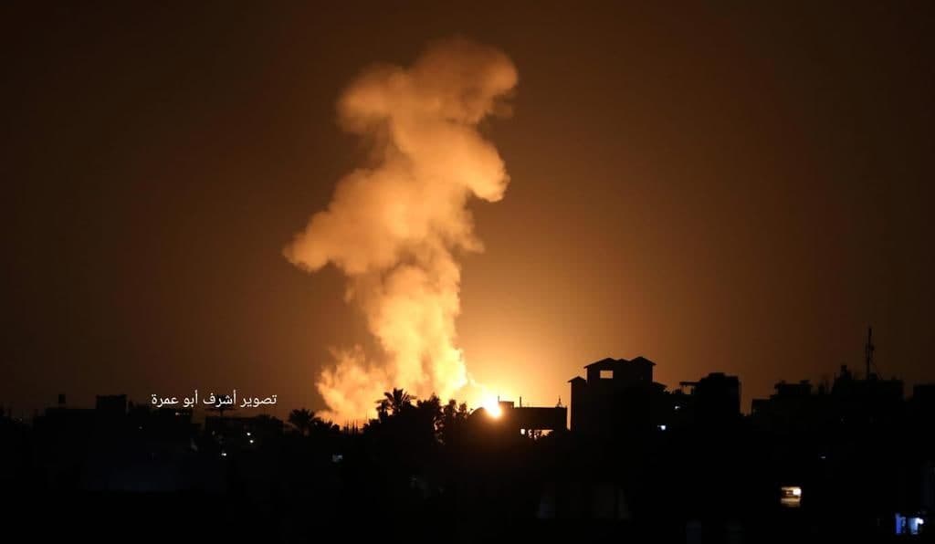 Israeli Air Strikes Hit Hamas Facilities In Gaza