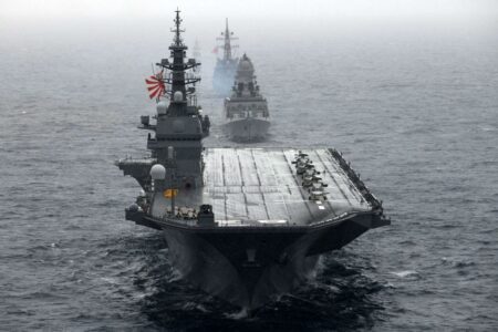 US Stealth Jets Become First Fighters To Fly From Japanese Ship Since WWII