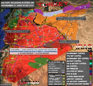 Military Situation In Syria On November 17, 2021 (Map Update)