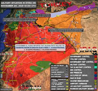 Military Situation In Syria On November 20, 2021 (Map Update)