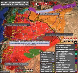 Military Situation In Syria On November 21, 2021 (Map Update)