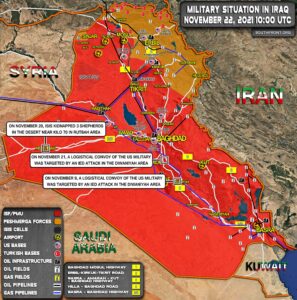 Military Situation In Iraq On November 22, 2021 (Map Update)