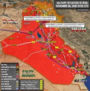 Military Situation In Iraq On November 25, 2021 (Map Update)