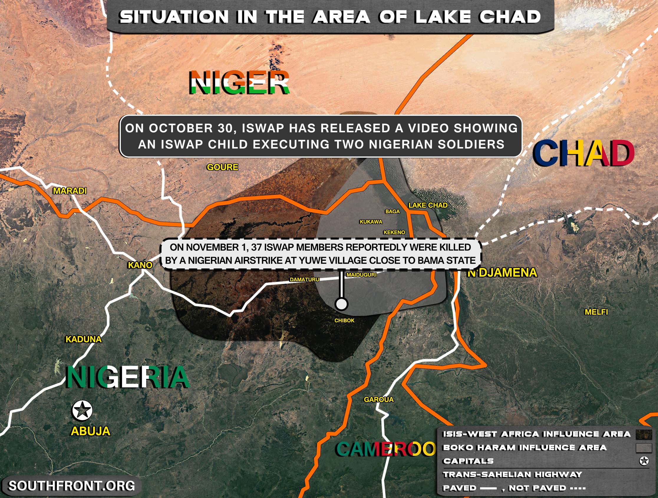 Military Situation In The Lake Chad Area On November 2, 2021 (Map Update)