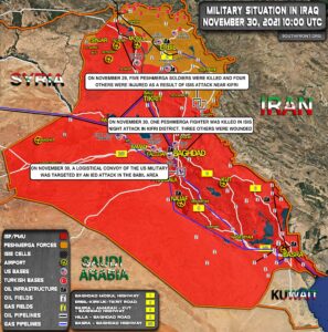 Military Situation In Iraq On November 30, 2021 (Map Update)
