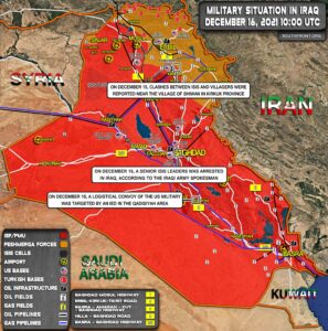 Military Situation In Iraq On December 16, 2021 (Map Update)