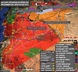 Military Situation In Syria On December 20, 2021 (Map Update)