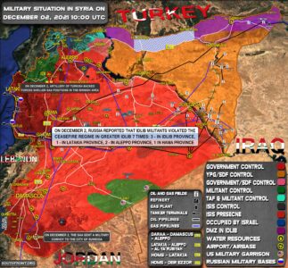 Military Situation In Syria On December 2, 2021 (Map Update)