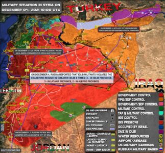 Military Situation In Syria On December 4, 2021 (Map Update)